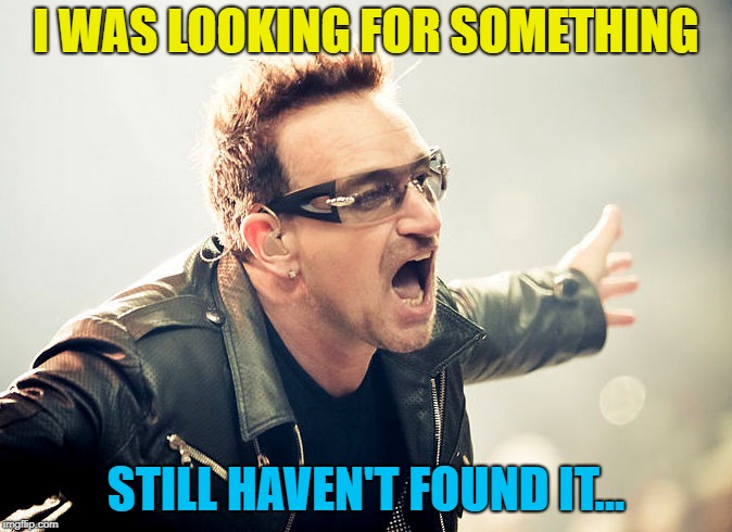Bono fell off The Edge once... ) Imgflip