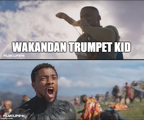Wakandan Trumpet Kid Imgflip
