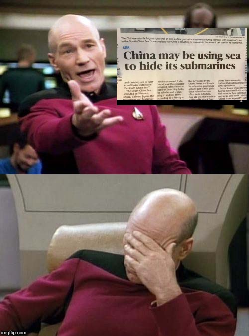 Picard WTF and Facepalm combined Imgflip