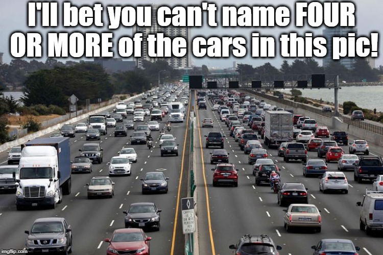 In the 70's we would know 9 out of every 10 cars just by looking at