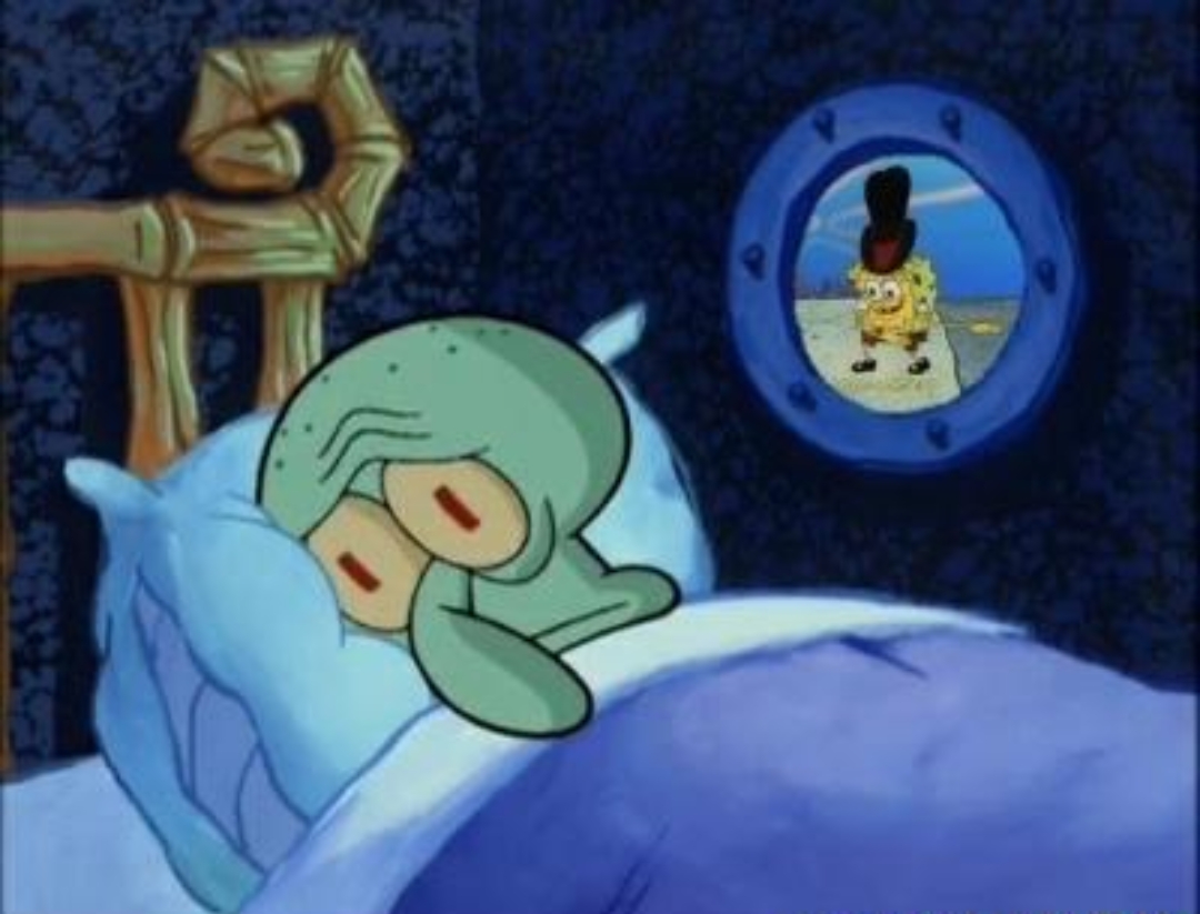 14 Squidward Staring Out Window Meme