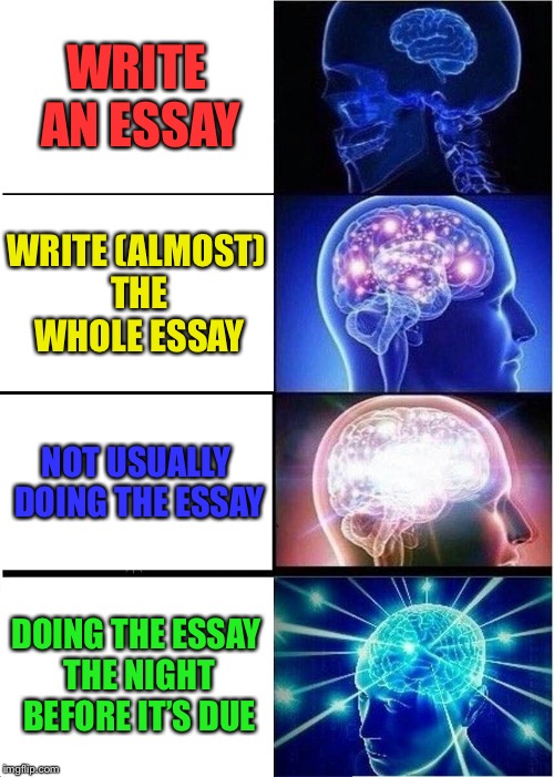 School Essays Imgflip