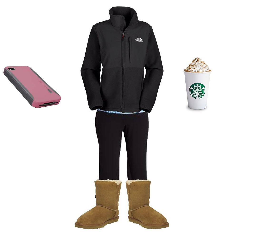 White Girl With Starbucks And Uggs