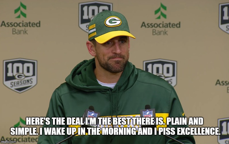 Image tagged in aaron rodgers Imgflip