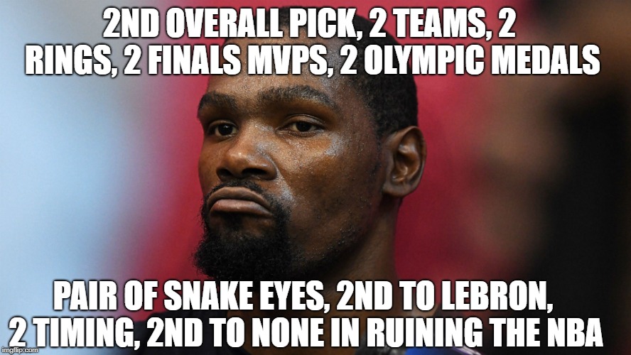 2nd place Kevin Durant Imgflip