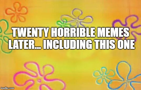 Spongebob time card background Imgflip