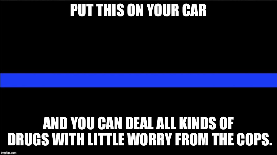 Thin blue line Imgflip