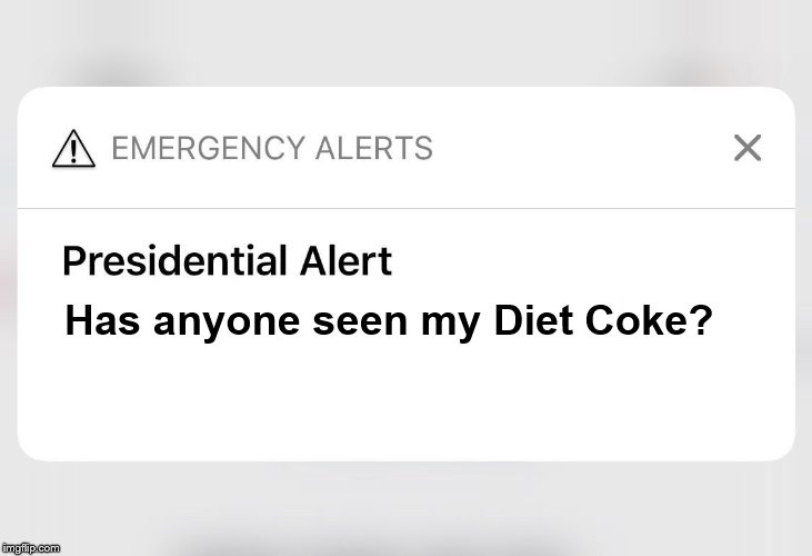 First trump presidential alert! Imgflip