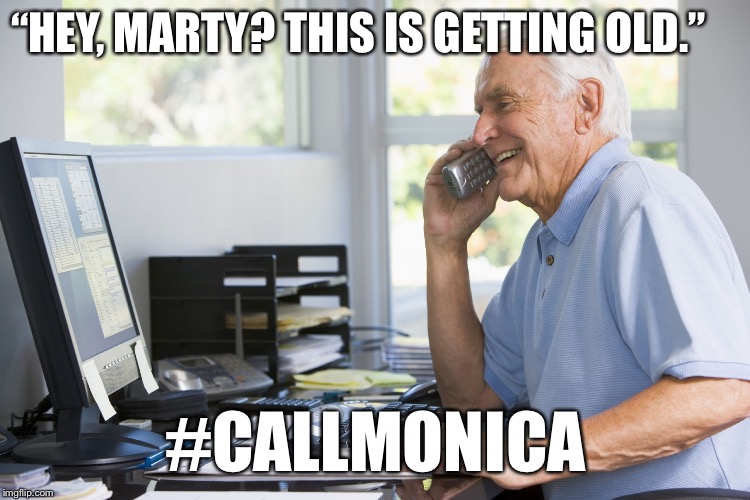 old man on phone Imgflip