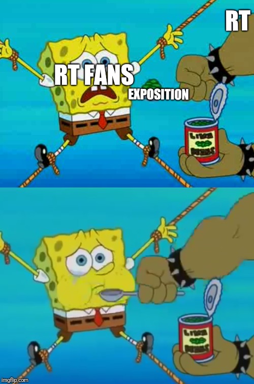 Rooster Teeth feeding us exposition Imgflip