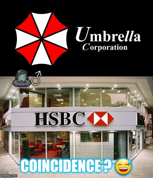 HSBC Parent Company for Umbrella Corporation. Imgflip