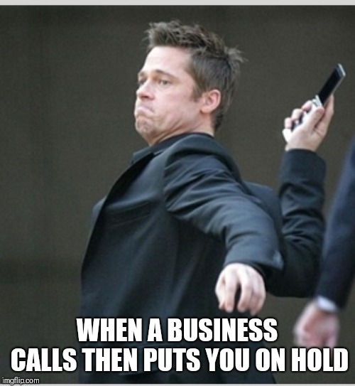 Brad Pitt throwing phone Imgflip