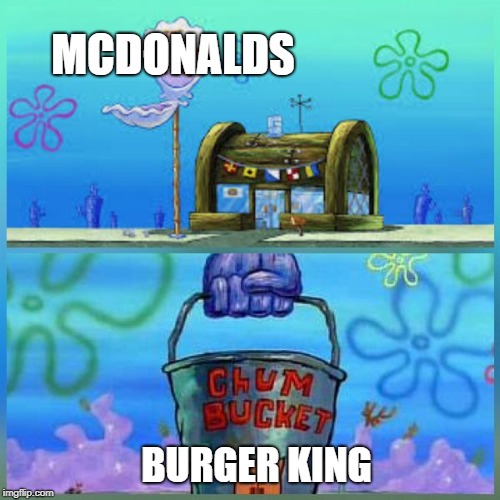 Krusty Krab Vs Chum Bucket Meme Imgflip