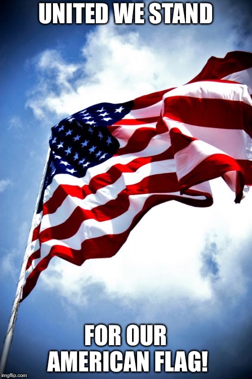 U.S. military flag waving on pole Imgflip