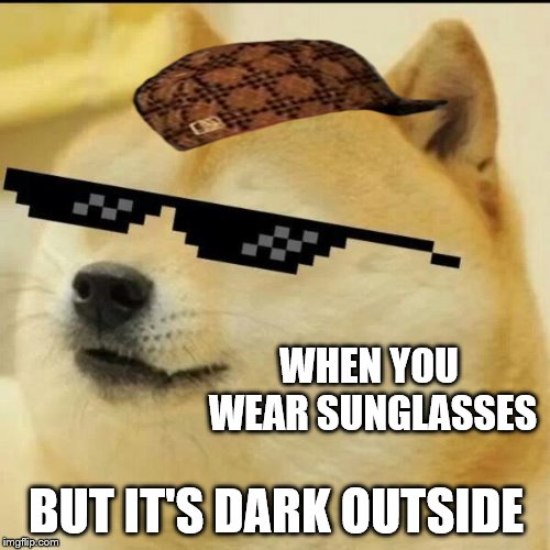 Sunglass Doge Imgflip
