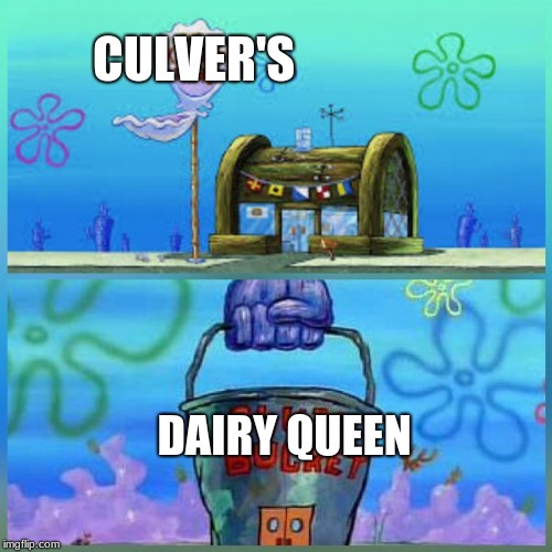 Krusty Krab Vs Chum Bucket Meme Imgflip