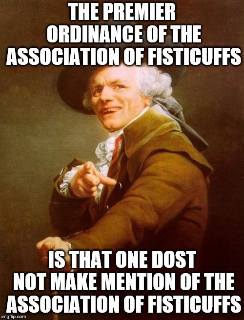 don't talk about it. Imgflip