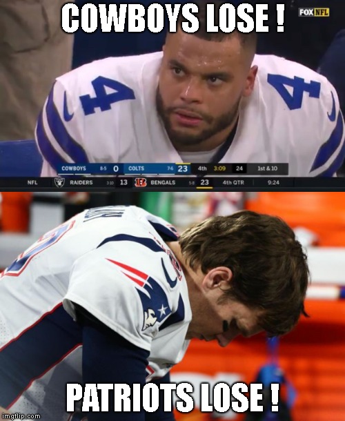sports cowboys lose Memes & GIFs Imgflip