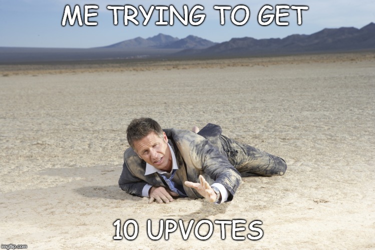 crawling man in desert Imgflip