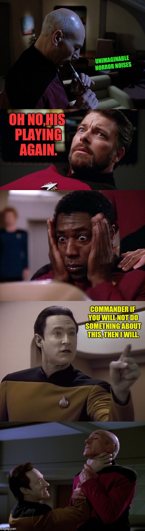 Picard Plays Flute Imgflip