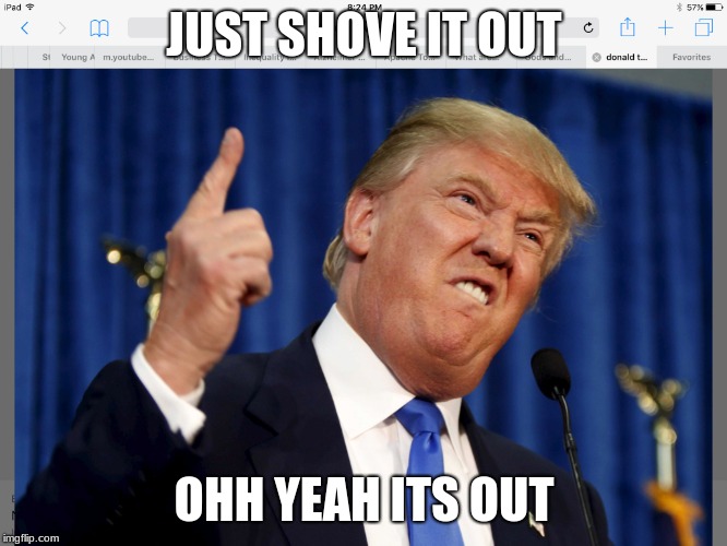 Trump taking a dump Imgflip