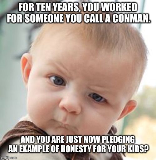 Don’t talk about honesty for your children Cohen Imgflip
