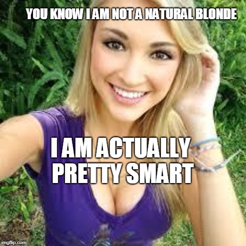 blonde selfie Imgflip