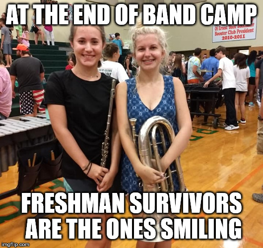 Image tagged in marching band,band camp Imgflip