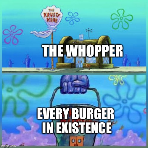 krusty krab vs chum bucket Memes & GIFs Imgflip