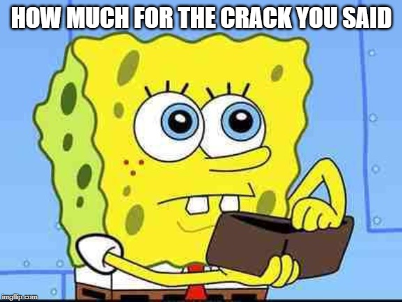 Spongebob wallet Memes Imgflip