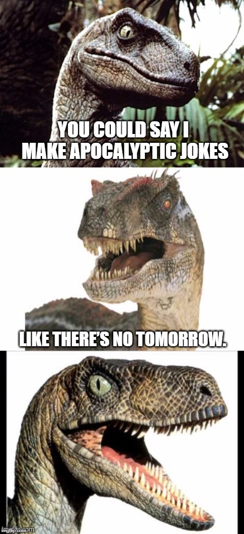 Bad Pun Velociraptor Memes Imgflip
