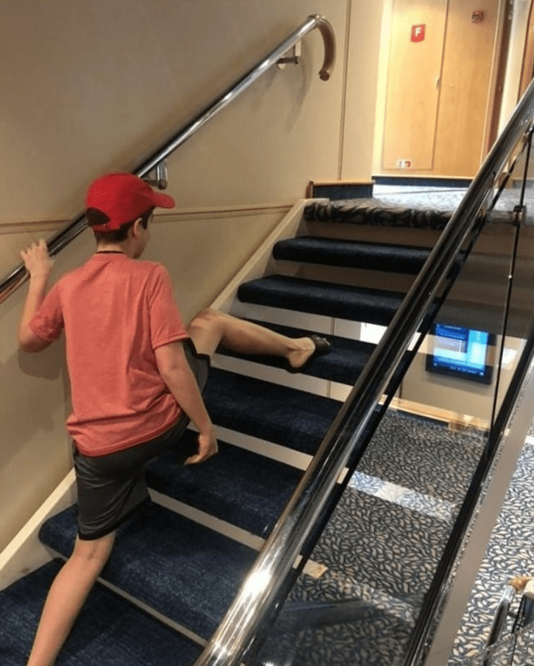 Lois Falling Down Stairs Meme