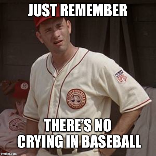 For it's 1, 2, 3 strikes you're out, at the old... ball... game! Imgflip