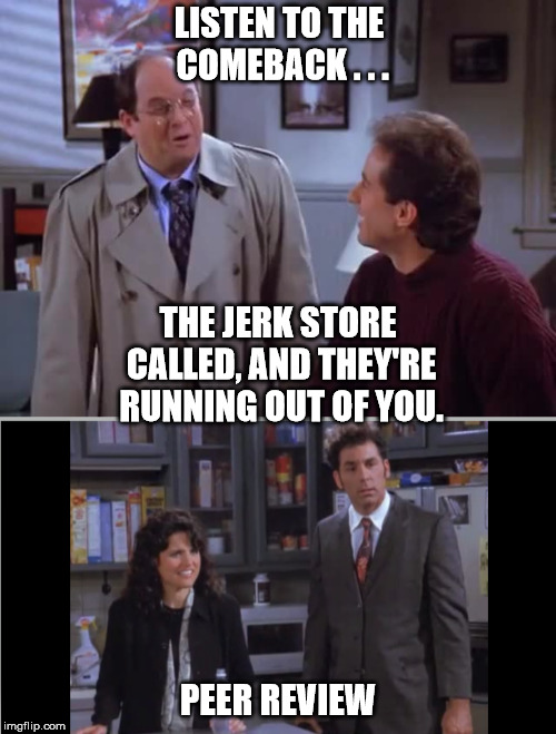 Image tagged in costanza,seinfeld,writer,write,writers,writing