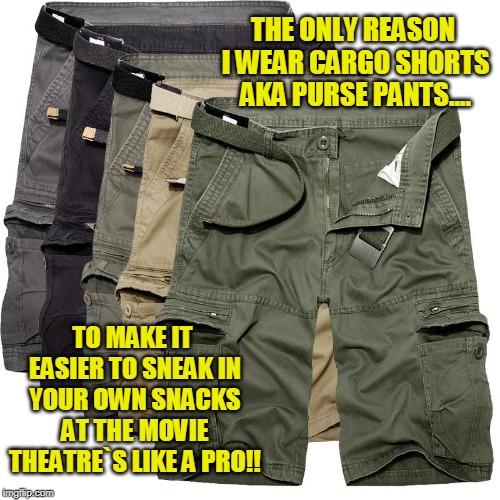 Cargo Shorts Purse Pants Meme Meme Walls