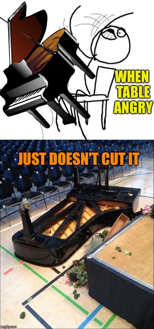 Angry Table Flip Meme Elcho Table