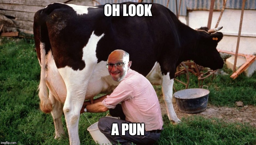 milking cow meme