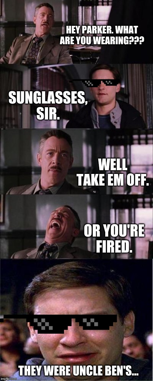 Peter Parker Cry Meme Imgflip