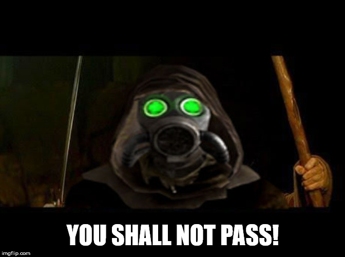 Dead Money you shall not pass Imgflip