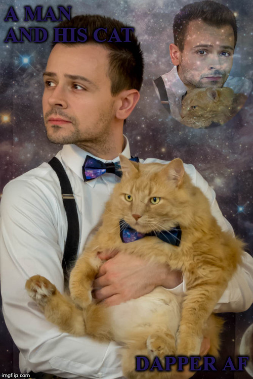 A Man and His Cat Imgflip