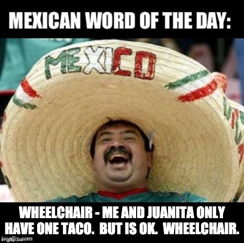 Mexican Word of the Day (LARGE) Imgflip