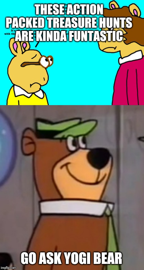 Arthur Joins Yogi's Treasure Hunt Imgflip