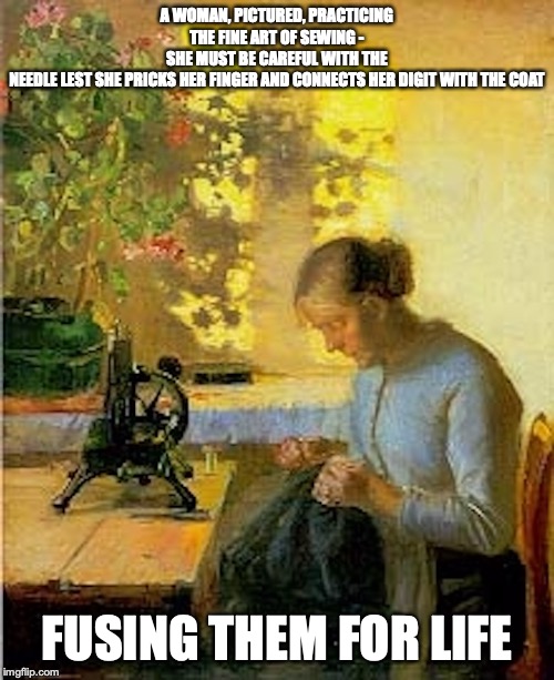 Woman Sewing Imgflip