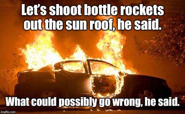 Open the roof first next time! Imgflip