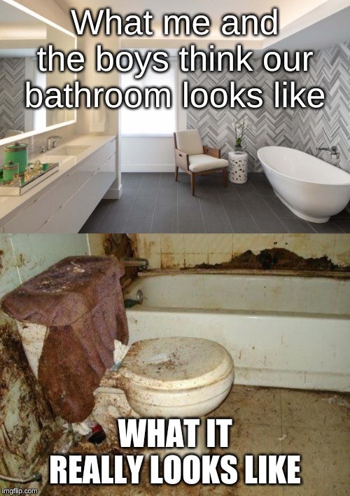 bathrooms in a nutshell Imgflip