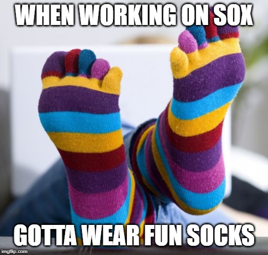 Image tagged in sox,socks,sarbanes oxley Imgflip