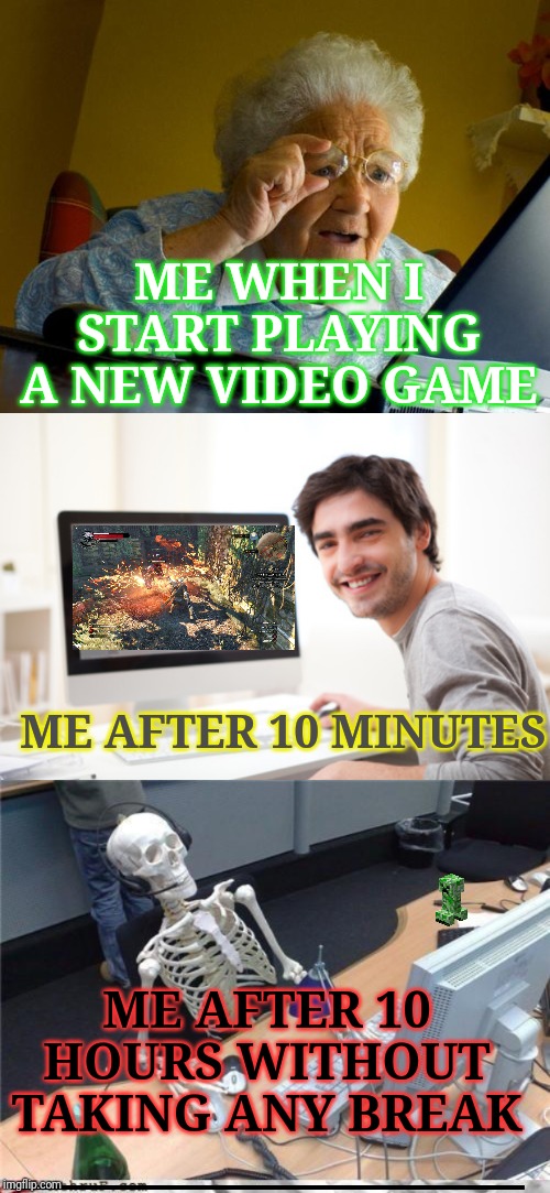 I don't have any problem with video games ! Imgflip