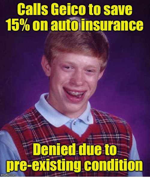 Bad Luck Brian Meme Imgflip