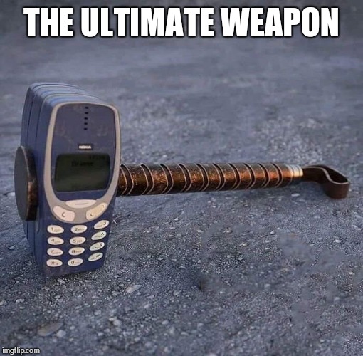 Nokia Phone Thor hammer Imgflip