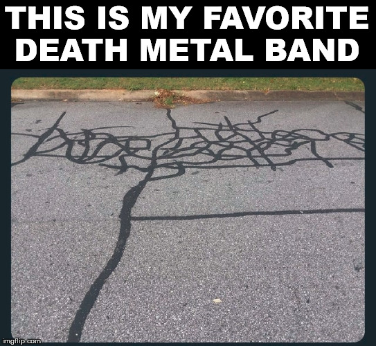 CRMla Black Metal Band Logo Meme